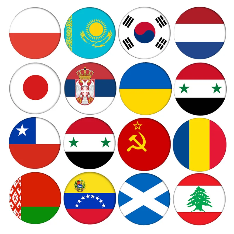 T11 Украина Венесуэла Корея Беларусь Сирия Казахстан Чешский Чили Литва значки с