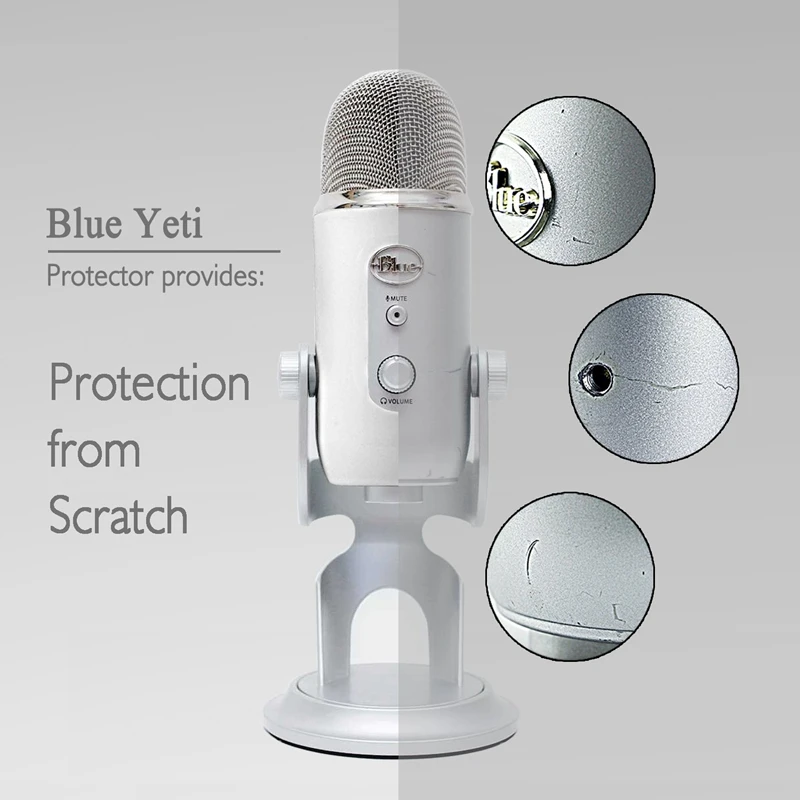 Silica Gel Protector Provides,Full Protection Soft Silicon Cover For Blue&Pro Microphone