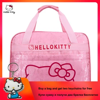

2019 New HELLO KITTY Fashion Casual Ladies HandBag Simple Convenient Handbag Polyester Material HK-217