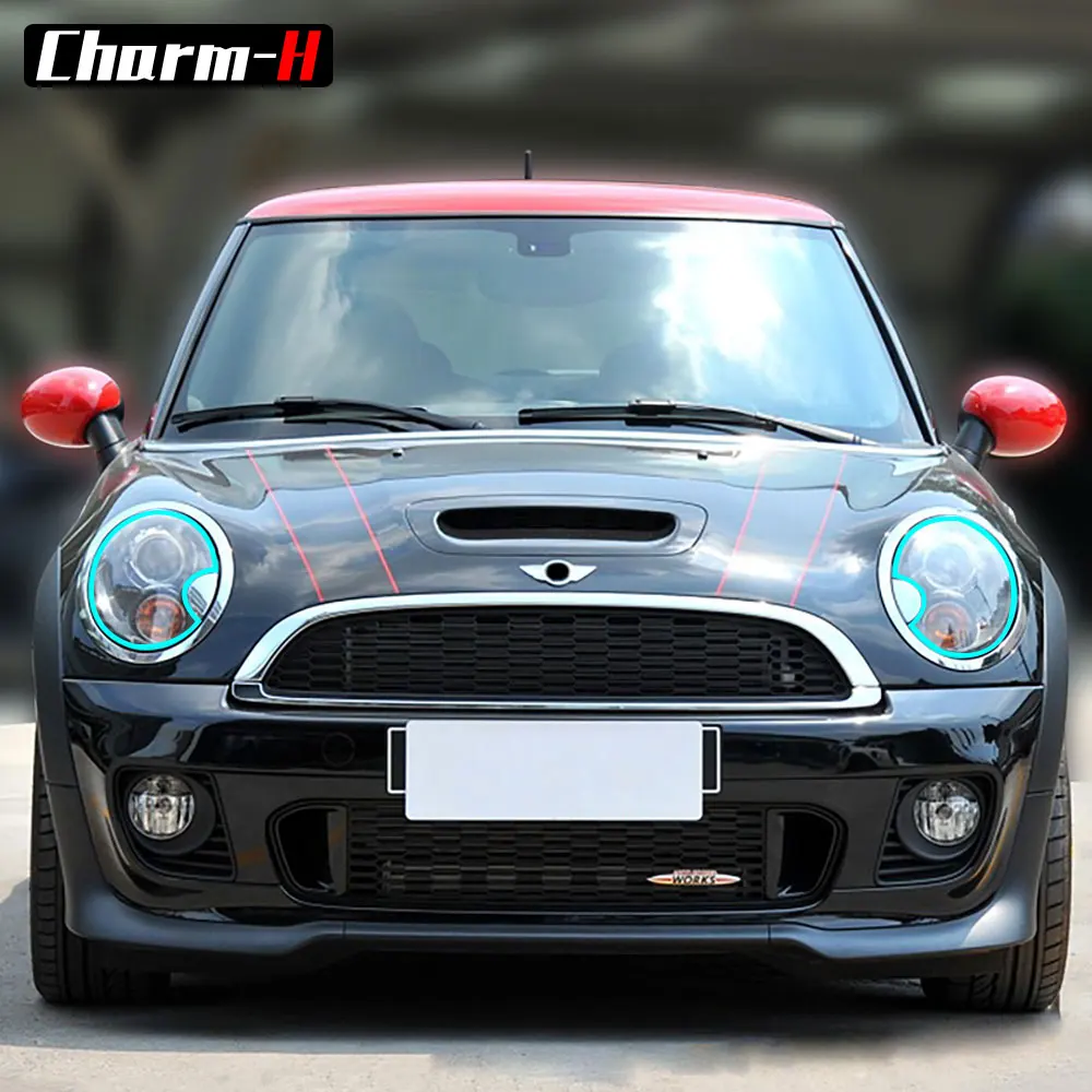 Защитная пленка для автомобильных фар из ТПУ для Mini Cooper R56 Clubman R55 JCW John Cooper Works, аксессуары