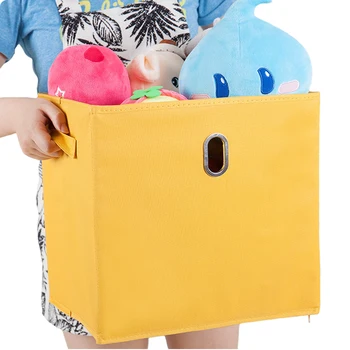 

Folding Storage Box Dirty Clothes Collecting Case Non-Woven Fabric Sundries Storage Box Toys Organizer Clothes Storage Basket