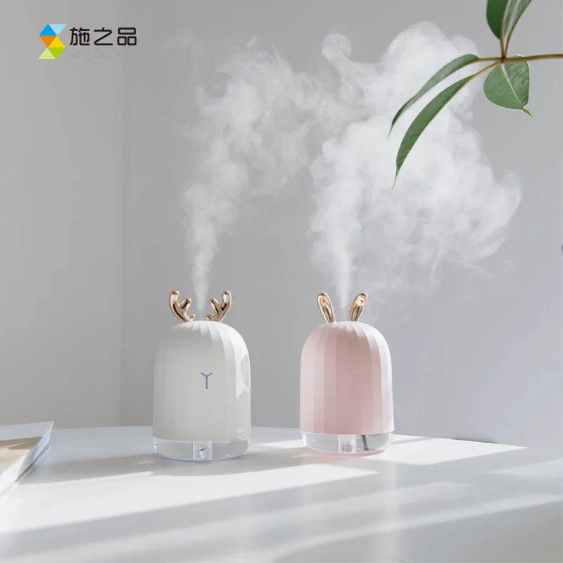 Shi Zhi Pin New Style Deer Rabbit Mini Usb Humidifier Small Night