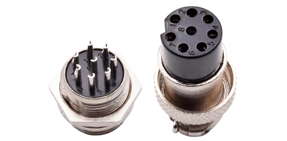 YIDI-Conector de Aviação Circular Tomada, Lc Cable