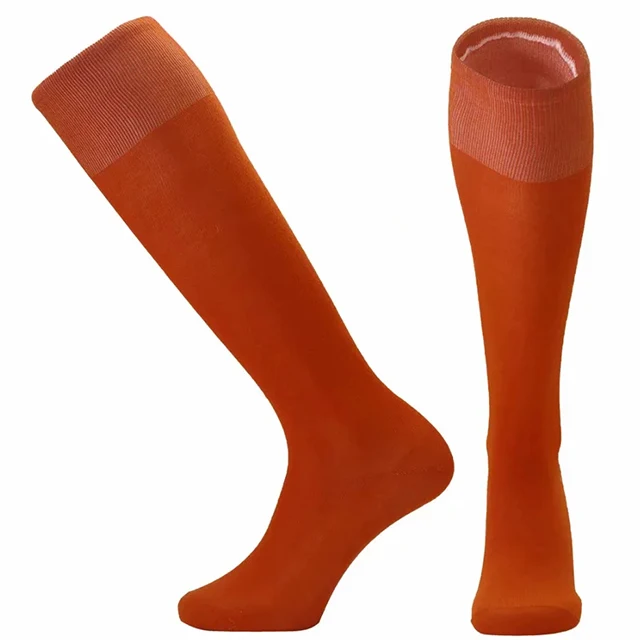 19/20 Season Women Men's Sport football Soccer Long Socks Over Knee High Sock Deodorization Towel football compression Sock - Цвет: rose red