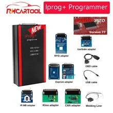 Автомобиль Iprog+ V80 программист поддержка IMMO+ коррекция пробега+ сброс подушки безопасности Iprog Pro до Замена Carprog/Digiprog/Tango