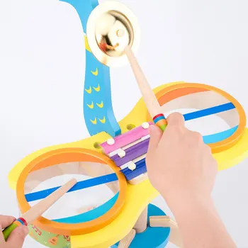 

1PC Children Drum Set Baby Knock Harp Percussion Instrument Music Toy