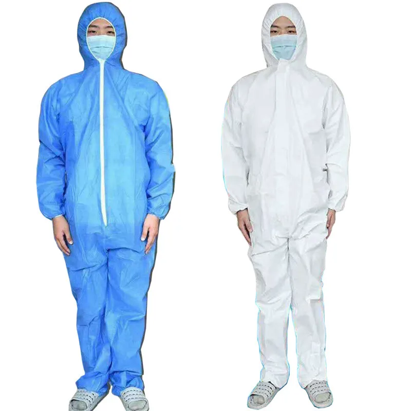 Reutilizable de protección traje de mono traje Hazmat Anti-saliva líquido splash ropa de protección de seguridad mono de trabajo traje de protección