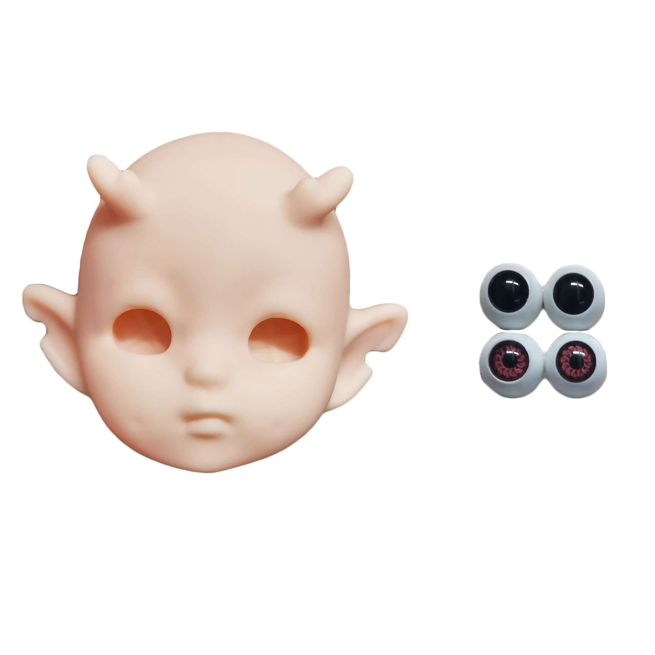 16cm Doll Ob11 Mini Elves Baby Girl Lovely 13 Joint Body Cute BJD Horned Doll without Makeup 19