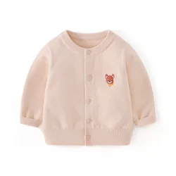 Pull à manches longues pour bébé garçon, vêtement chaud d'extérieur, manteau, dessin animé, automne hiver 