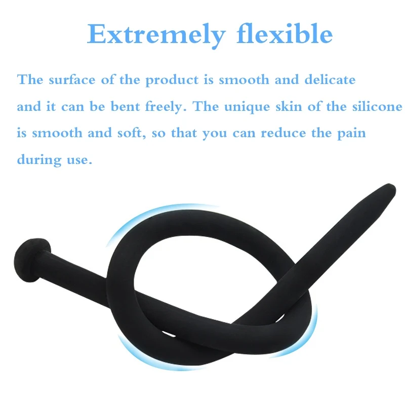 7pcs/lot Long Silicone Penis Plug Uretral Dilation Stimulator Sounding Urethra Sound Catheter Stretching Device Men BDSM Sex Toy