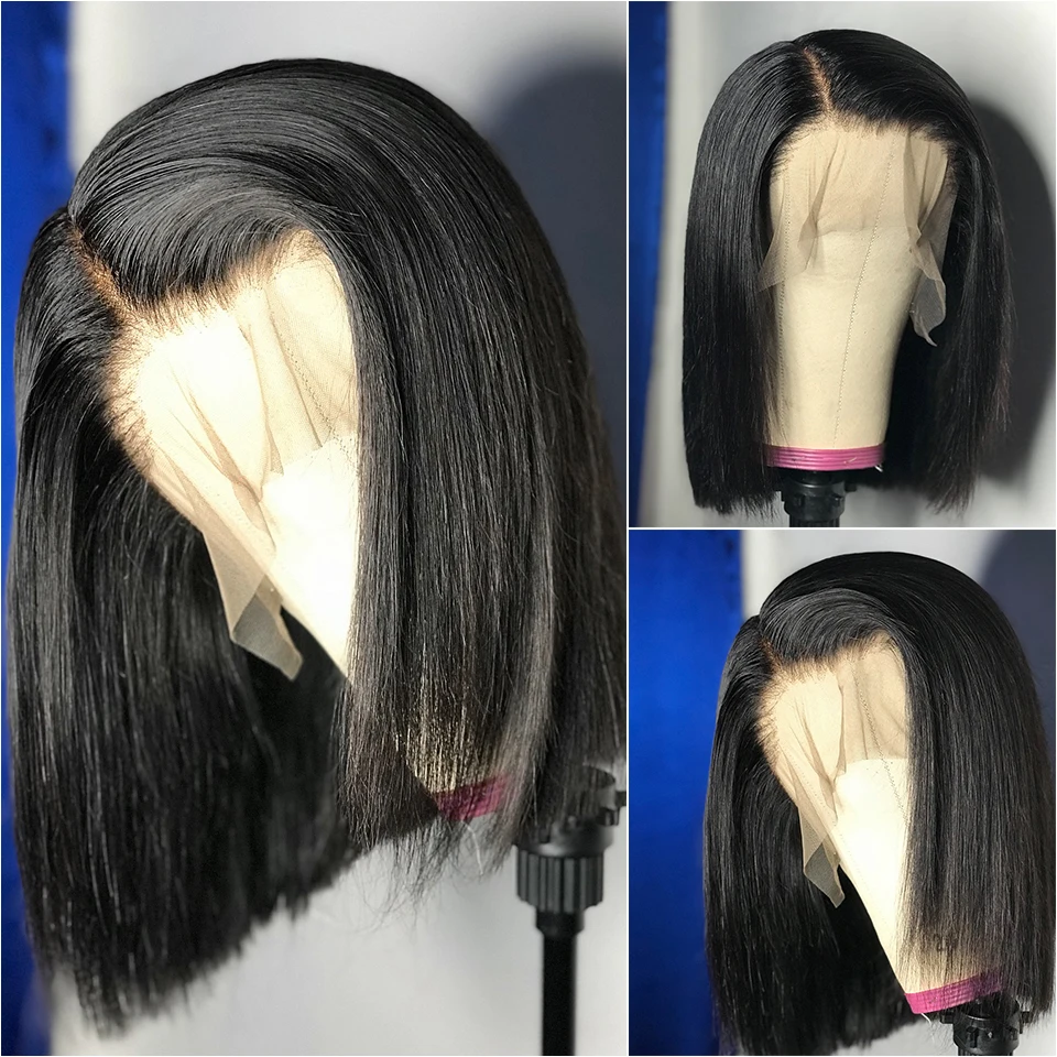 Short-Bob-Wigs-Straight-Lace-Front-Human-Hair-Wigs-For-Women-Pre-Pluck-With-Baby-Hair