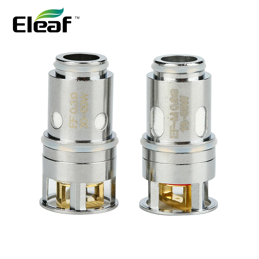 Оригинальный Eleaf Pesso сменная катушка EF-M 0.6ohm головка и EF 0.3ohm атомайзер ядро для