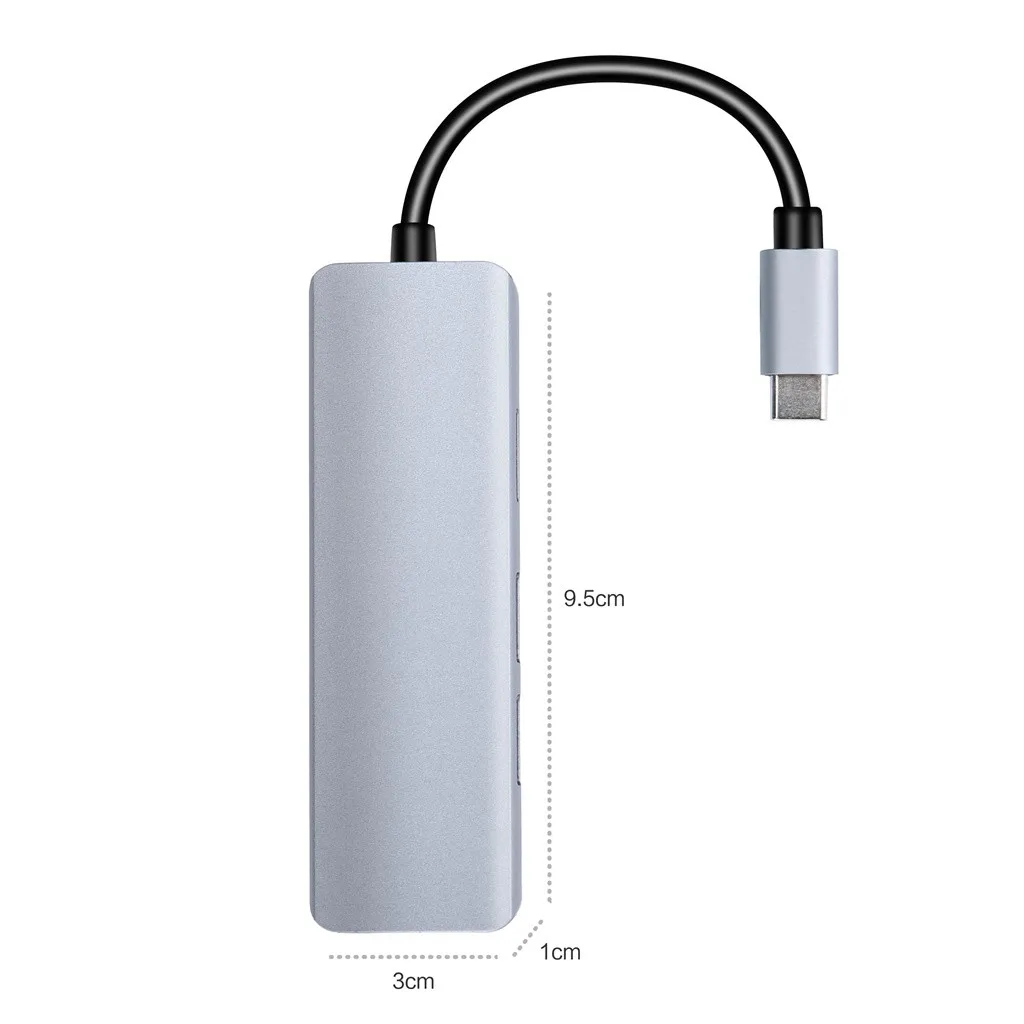 5 в 1 usb type C к 4K HDMI 2 USB 3,0 SD TF кард-ридер концентратор адаптер конвертер