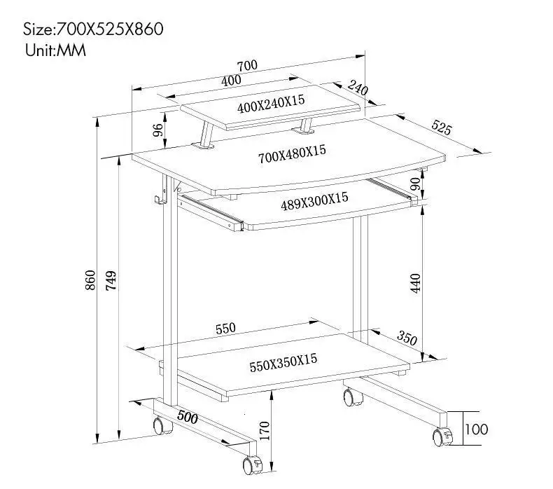 Para тетрадь Bureau Meuble кровать стоящая таволо маленький Tafelkleed Dobravel Mesa Tablo регулируемый стол для учебы компьютерный стол