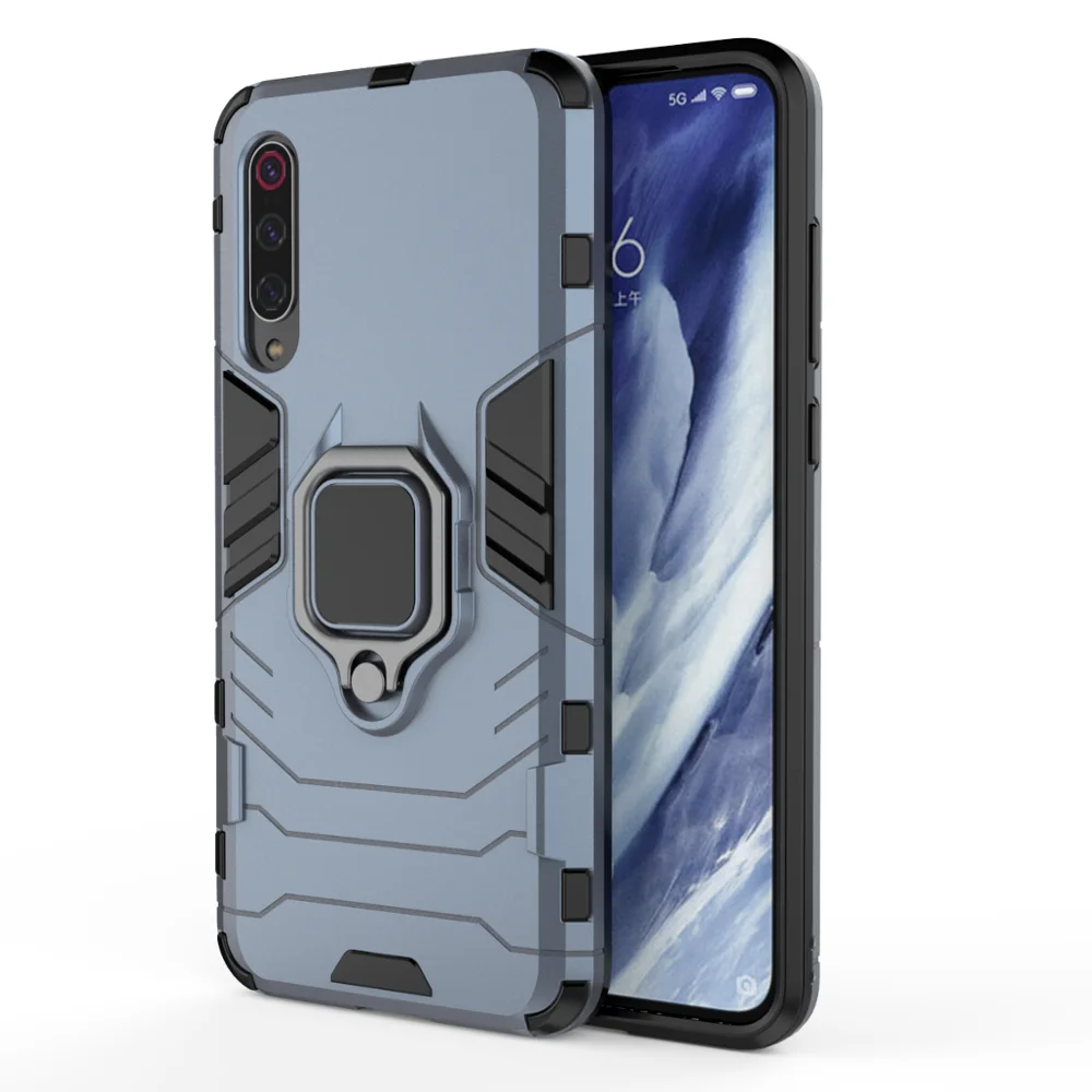 Тёмно-синий Для спортивной камеры Xiao mi 9 Pro 9se CC9e mi 8 8pro A2 note3 6x 5splus mi 4 кольцо для телефона на магните чехол для телефона ForXiao mi Red mi 6 6a s2 6pro 5 - Цвет: Тёмно-синий