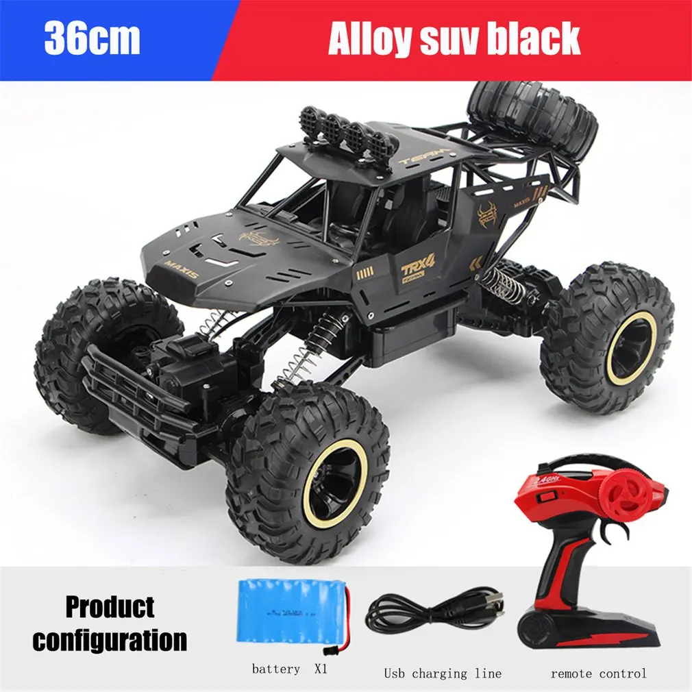 1: 12 RC Rock Crawler 4WD большой размер пульт дистанционного управления внедорожный автомобиль водонепроницаемый монстр грузовик 2,4 ГГц пульт дистанционного управления подарок для детей