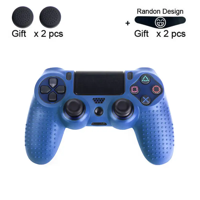 Противоскользящий силиконовый защитный чехол для SONY Playstation 4 PS4 контроллер резиновый чехол для PS4 Pro тонкий геймпад - Цвет: 12