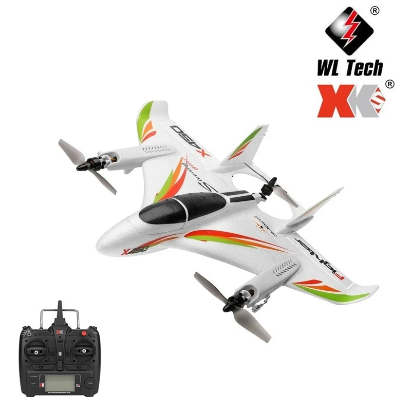 WLtoys XK X450 2 4G 6CH 3D 6G радиоуправляемый самолет бесщеточный вертикальный взлет