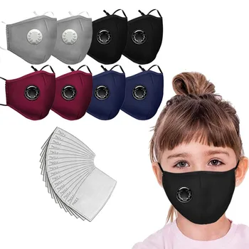 

Kids Mouth Mask For Boys Girls Face Cover With Filters Dustproof Anti Fog Reusable Face Mask Respirator Mouth-muffle Mascarillas