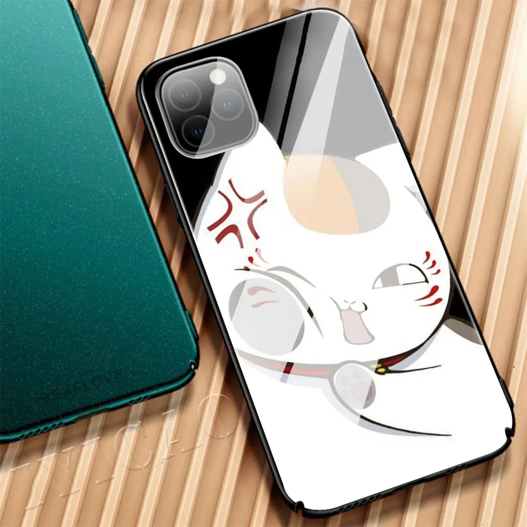 IYICAO Natsume Yuujinchou чехол для телефона из закаленного стекла для Apple iPhone 11 Pro XS Max XR X 8 7 6S Plus 5s SE