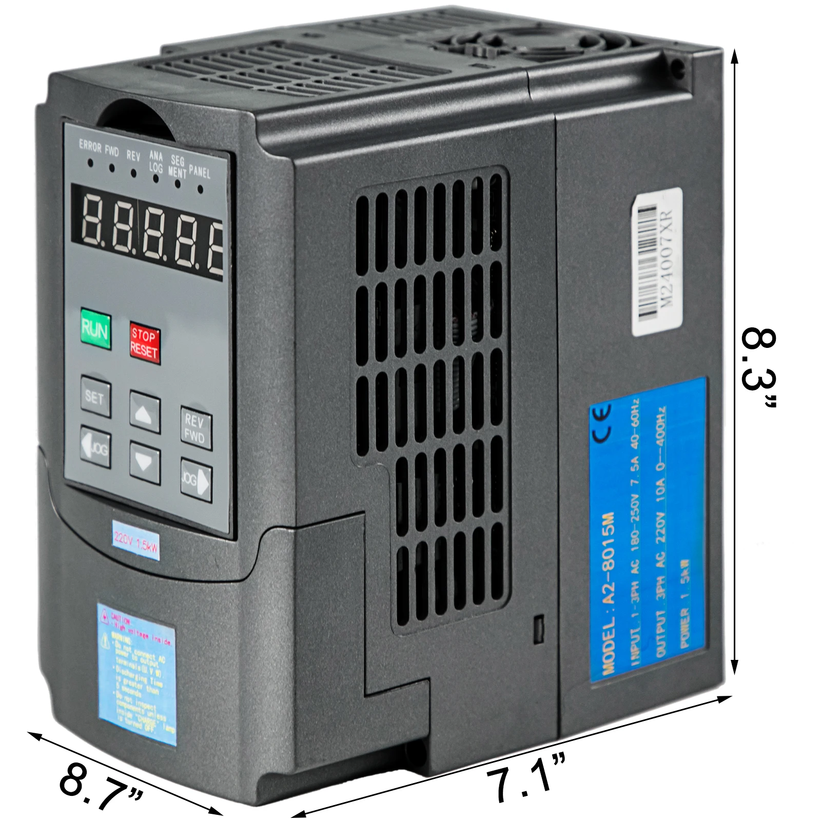 VARIABLE FREQUENCY DRIVE INVERTER VFD 0.75KW 3HP 220V 5A FOR CNC 