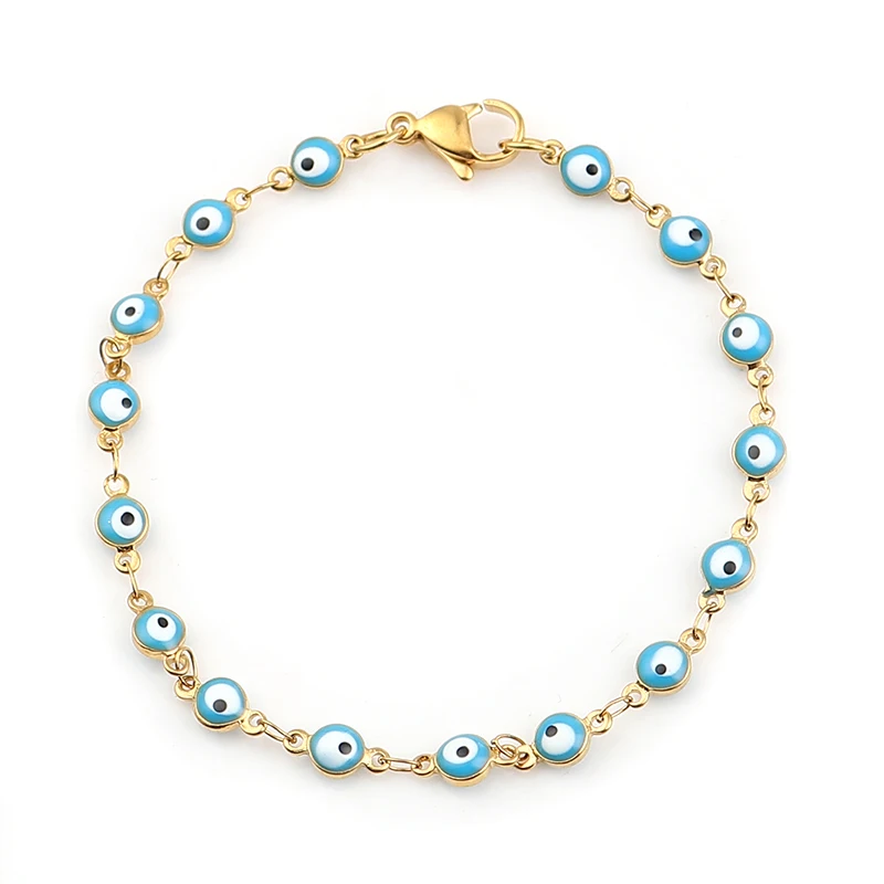 Bracciale da donna in acciaio inossidabile smaltato turco