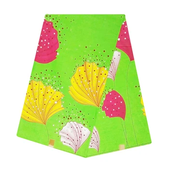 

100% Cotton Ankara African Fabric Tulle Wax Africain Holland Veritable Block Print Africa Wax Fabric for Dress Nigerian