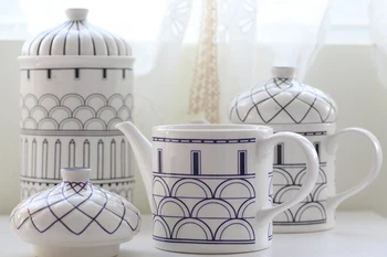 

Ceramic Storage Jar Home Decor Palace Storage Box Kitchen Utensils Tea Storage Pot