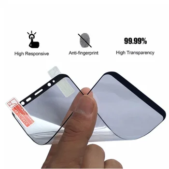 

100PCS 3D cuvred color edge Soft PET screen protector film for iphone 11 pro max/8plus/7 plus/XS MAX/SE 2020/p40 pro film