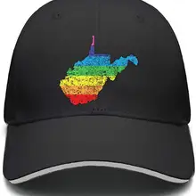 Gay Pride Радужный Флаг Женская мода Регулируемая сетка Папа хлопок бейсболки шапки