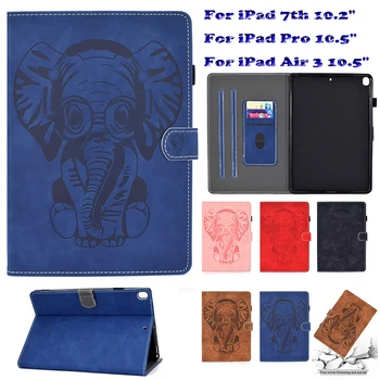 

For iPad 7th 10.2 2019 Smart Case Stand Flip Cover For Apple iPad Pro 10.5" iPad Air 3 A2200 A2232 A2198 Shell coque para capa