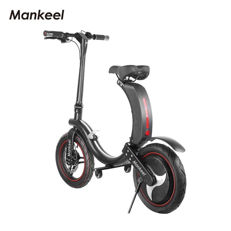 Mankeel MK114 Best Green 36V Traveltwo Wheeler Sport Fast Mini Folding Waterproof Auto Hover Bike City Ebike Electric Bicycle 2