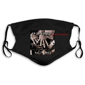 

Bon Jovi Keep The Faith Ver. 1 Singer (Black) Style Vintage Funny Printed Mask women kid's PM2.5