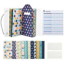 

49pcs Binder Cash Envelope System for Budgeting Envelopes Organizer Clear Budget Money Envelope and Expense Budget Sheets