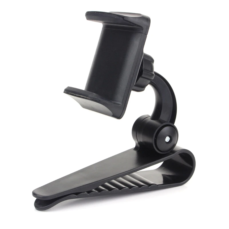 TIOODRE Adjustable Safe Sun Visor Car Phone Holder Install On Mirror Handle Navigation Clip For Mobile New | Автомобили и