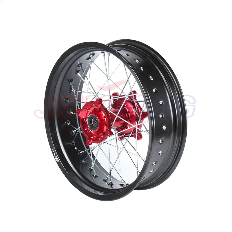 5*17" Supermoto Rear Wheels Rims Set For Honda Crf250r 20042013