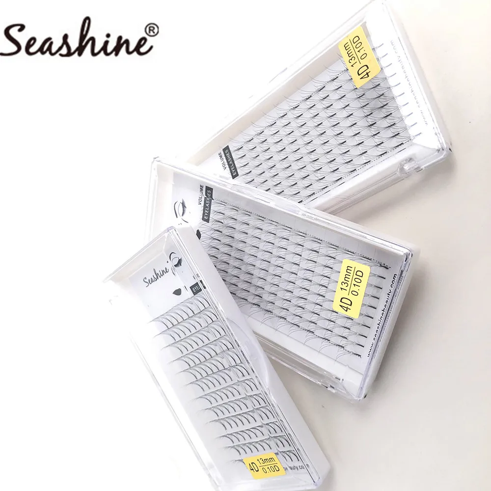 Seashine норки Eyelashe индивидуальные нарощенные ресницы Поставки предварительно