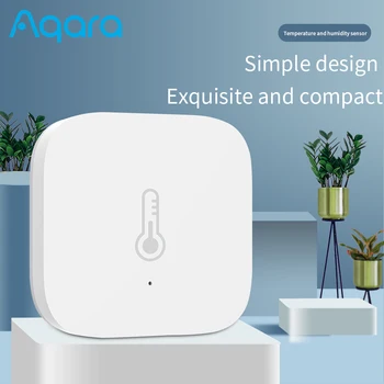 

Aqara Temperature and Humidity Sensor Intelligent Linkage Real-Time Monitoring Smart home Aqara Sensor ZigBee control For Mijia