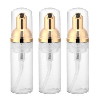 

3 Pcs/set 60ml Plastic Foamer Pump Bottle Empty Cosmetic Bottle Facial Cleanser Wash Liquid Soap Foam Bottles