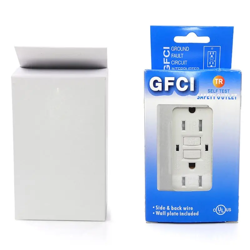 

20A 125V GFCI Duplex Self-Test Tamper Resistant Receptacle Outlet Weather Heavy