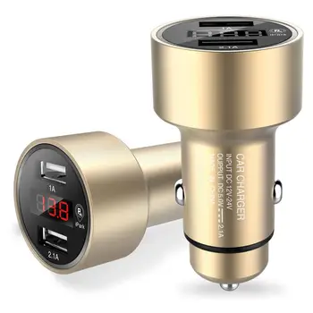 

MeterMall Car GPS Tracker Locator Real Time Tracking Device Dual USB 2 in 1 Car Charger Battery Voltage Detection