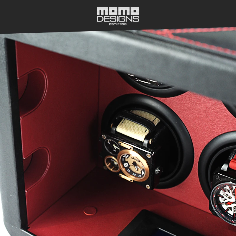 New Automatic watch winder Intelligent safe box for 8 watches with Motor mabuchi microfiber leather led touch screen Safe box