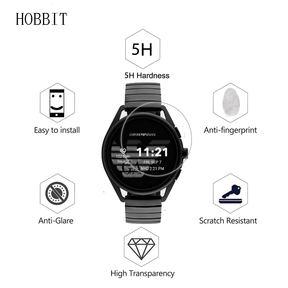 3Pack Nano Explorist Proof Film Voor Emporio Armani Smartwatch 3 ART5020  ART5021 ART5022 ART5023 ART5024 ART5025 Screen Protector|Screen Protectors|  - AliExpress
