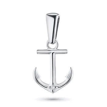 

Pendant made of white gold with diamond e0901pd04200840
