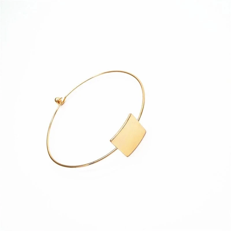 Bracelet Metal Simple Punk female bangle bracelet