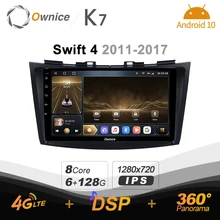 Aliexpress - K7 Ownice 6G+128G Android 10.0 Car Radio For Suzuki Swift 4 2011 -2017 Multimedia DVD Audio 4G LTE GPS Navi 360 BT 5.0 Carplay
