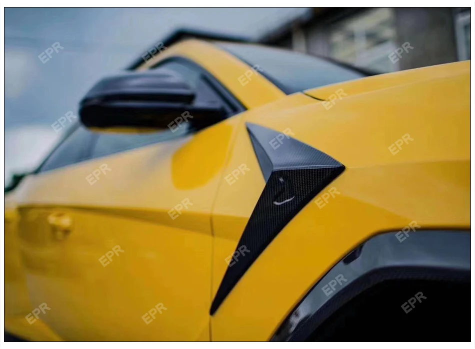 Авто Топ Дизайн передние крылья отделка для Lamborghini Urus TPC Стиль углеродного волокна боковые накладки для вентиляционных отверстий Комплект кузова тюнинг для URUS Racing