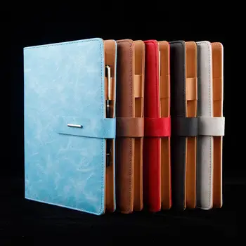 

Faux Leather Cover A5 Size Loose Leaf Notepad Notebook Diary Office Stationery
