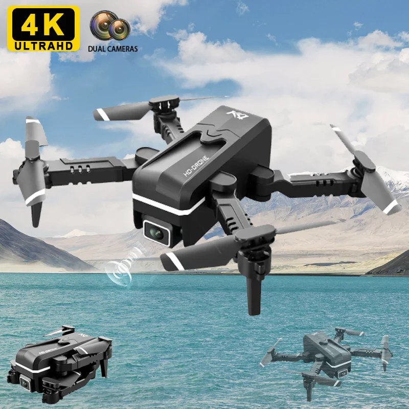 Новинка KK1 мини-Дрон 4K HD камера Wi-Fi Fpv передача в режиме реального времени складной