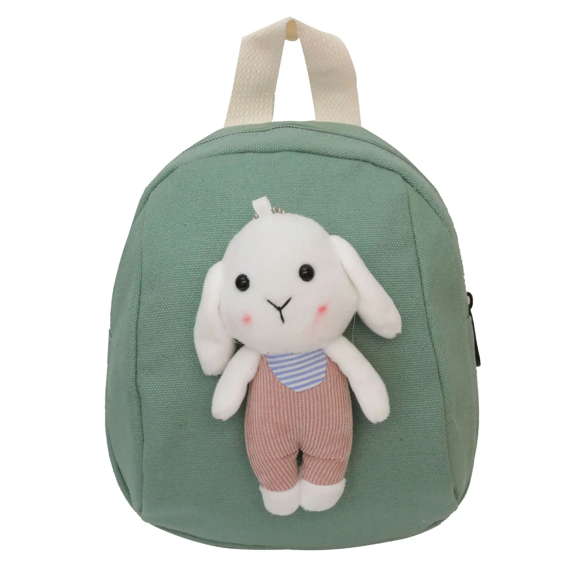 Mochilas escolares de nailon para niños, bolsas para libros de estudiantes, mochilas escolares infantiles de animales de conejo para bebés y niños